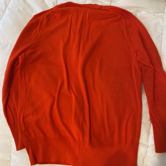 J Crew cardigan women’s xs good condition reddish orange - Picture 3 of 4